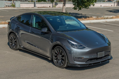 Zero E 2020-2023 Tesla Model Y Front Spliiter and Side Skirts