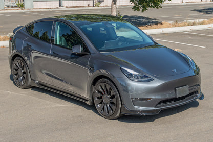 Zero E 2020-2023 Tesla Model Y Front Spliiter and Side Skirts