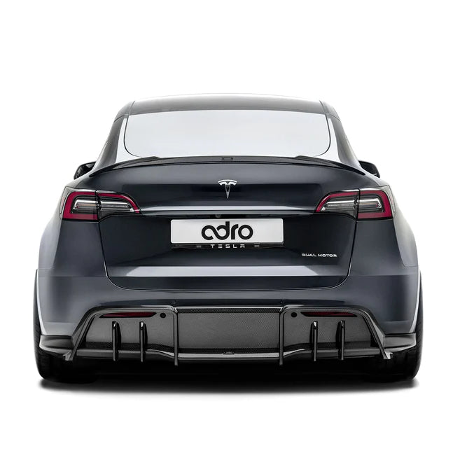 Adro 2020-2023 Tesla Model Y Premium Prepreg Carbon Fiber Rear Diffuser